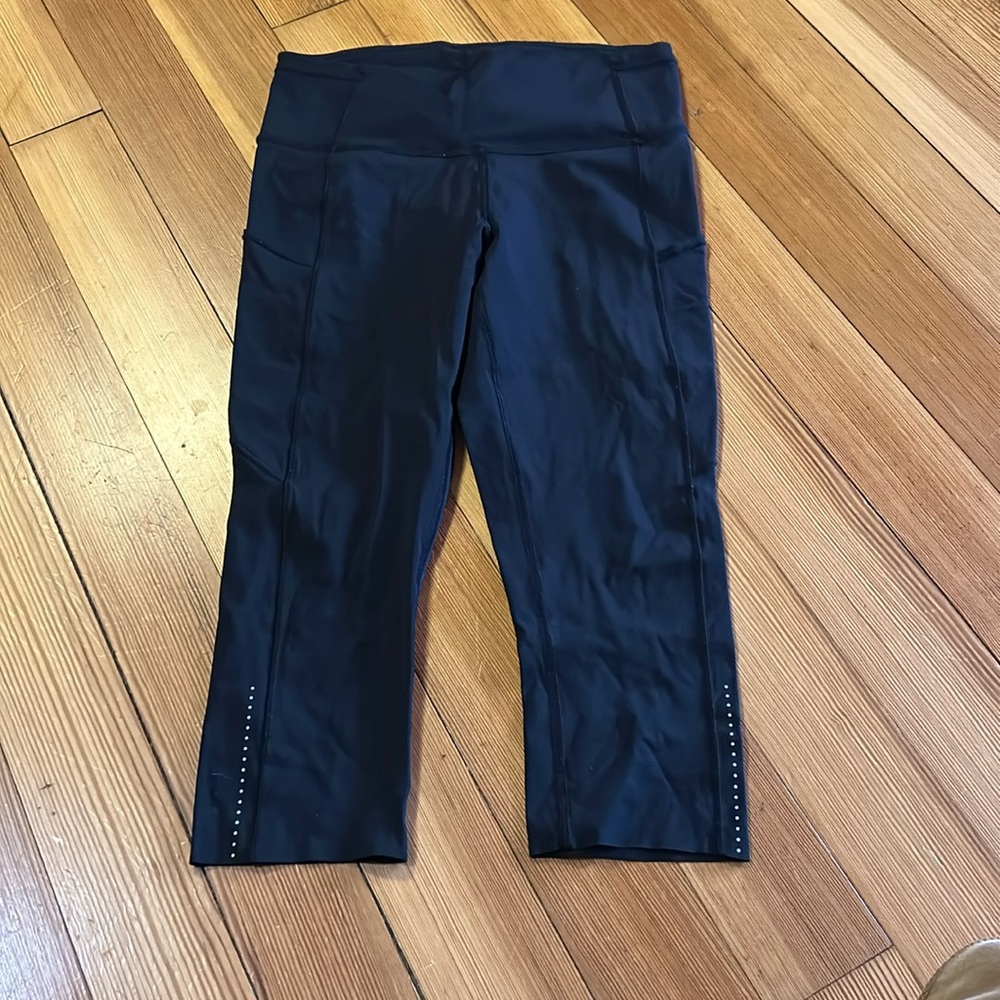 Lululemon fast and free cropped leggings